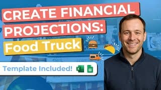 Food Truck Financial Model / Projection Template Excel video