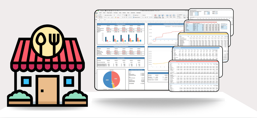 Restaurant Financial Projection Template Excel